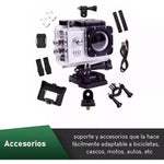 Camara Deportiva Sumergible Full Hd