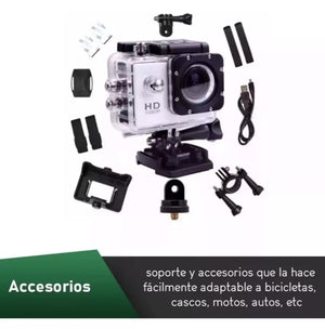 Camara Deportiva Sumergible Full Hd